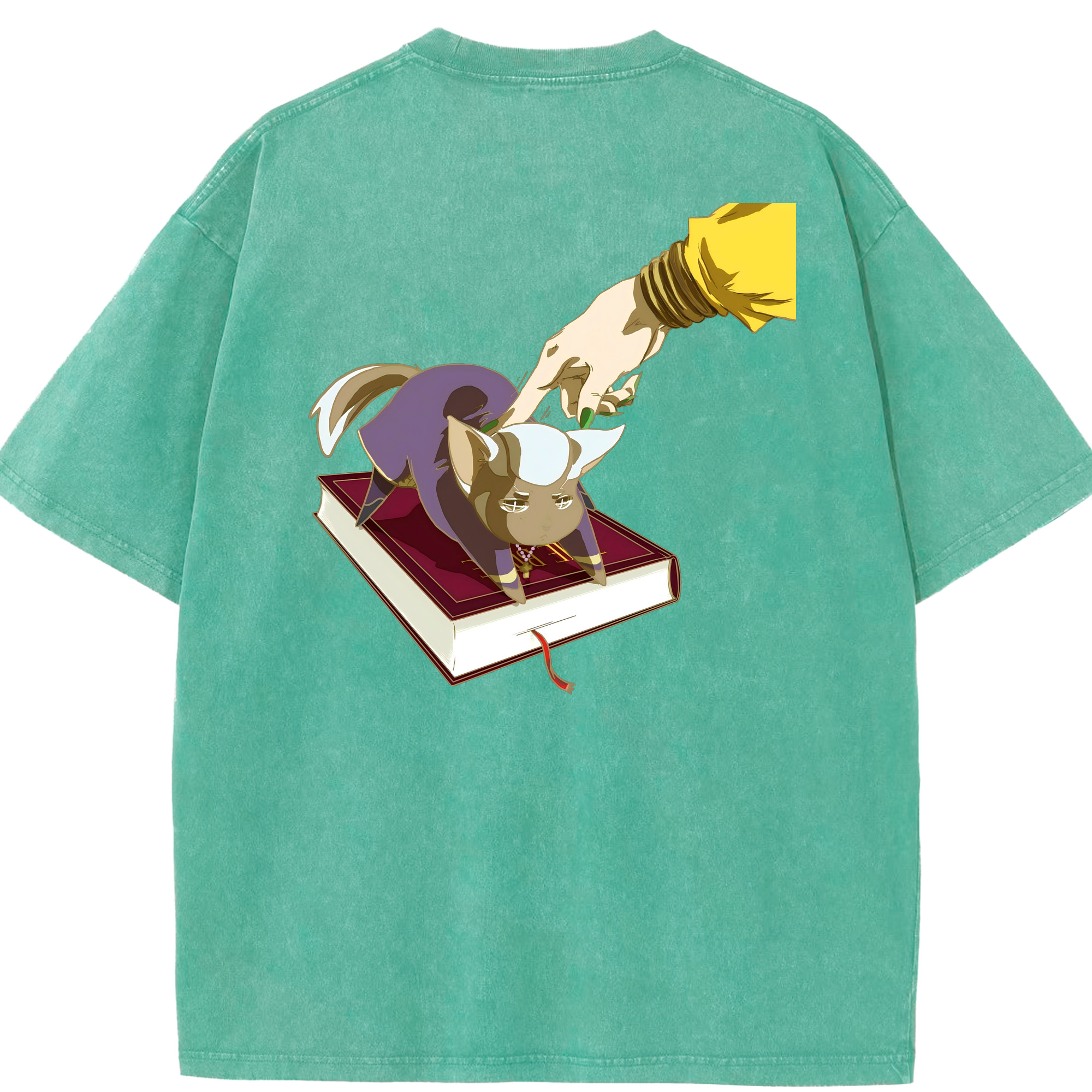 （画像用） ジョジョの奇妙な冒険 JoJo's Bizarre Adventure 綿100% ヴィンテージ風 半袖Tシャツ（背面プリント）